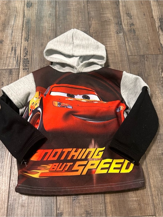 Disney Other - Disney Cars Lightning Mcqueen Hoodie Sweatshirt Size 4